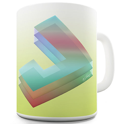 Letter J Alphabet Novelty Mug