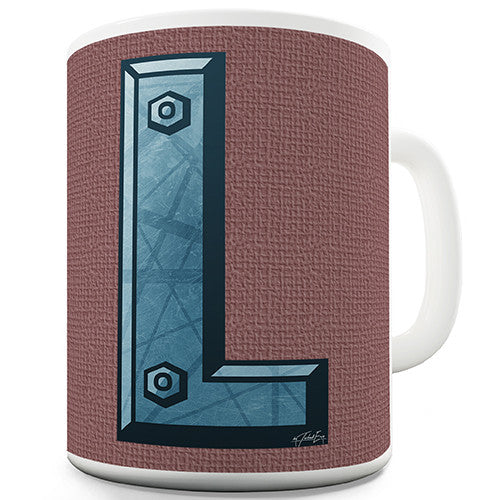 Letter L Alphabet Novelty Mug