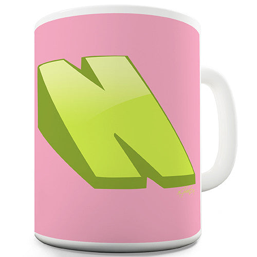 Letter N Alphabet Novelty Mug