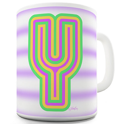 Letter Y Alphabet Novelty Mug