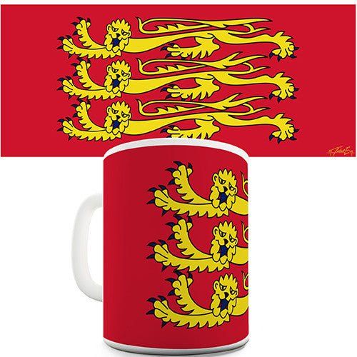 Royal Banner Of England Novelty Mug
