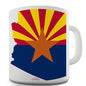 Arizona Flag And Map USA Novelty Mug