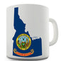 Idaho Flag And Map USA Novelty Mug