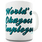 Worlds Okayest Employee Funny Mug