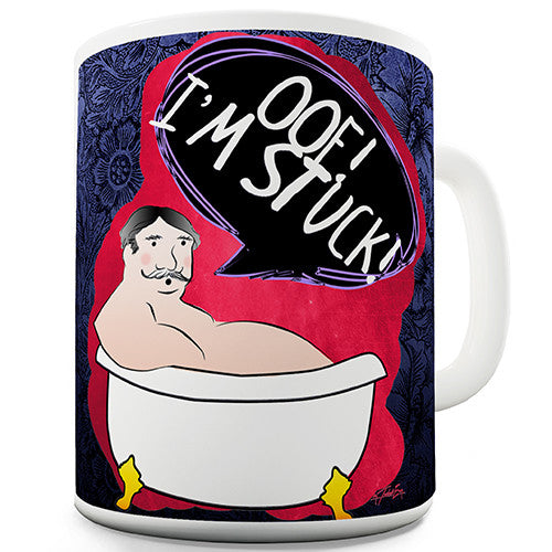 Taft In The Bath Funny Mug