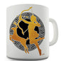 Greek Archer Silhouette Novelty Mug