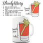 Bloody Mary Cocktail Recipe Novelty Mug