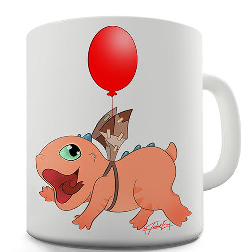 Snap The Dragon Flying Novelty Mug