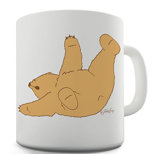 Silly Bear Falls Down Novelty Mug