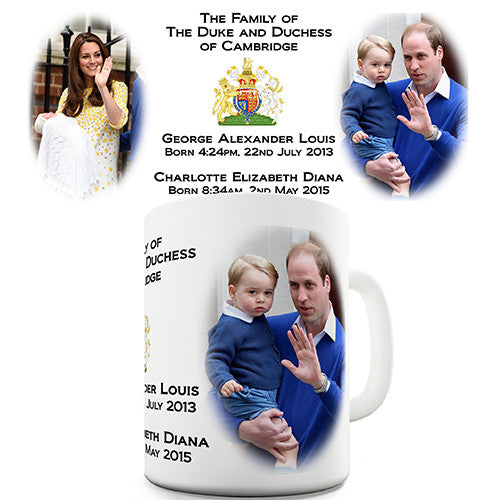 Kate & Will Royal Family Novelty Mug