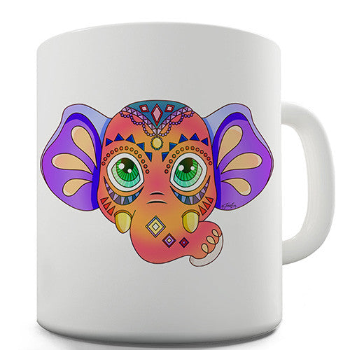 Tribal Elephant Novelty Mug