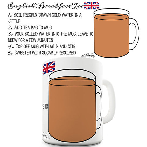 English Breakfast Tea Recipe Novelty Mug