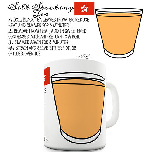Silk Stocking Tea Recipe Novelty Mug