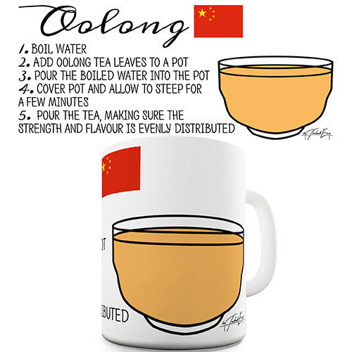 Oolong Tea Recipe Novelty Mug