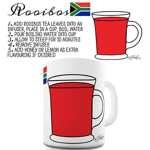 Rooibos Tea Recipe Novelty Mug