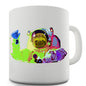 Rainbow Space Sloth Novelty Mug