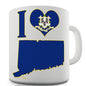 I Love Connecticut Novelty Mug