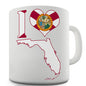 I Love Florida Novelty Mug