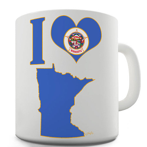 I Love Minnesota Novelty Mug