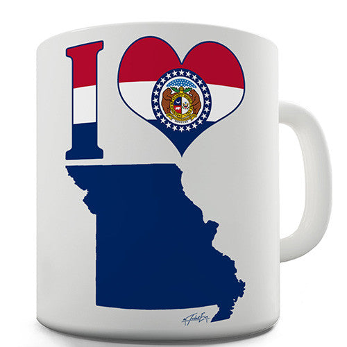 I Love Missouri Novelty Mug