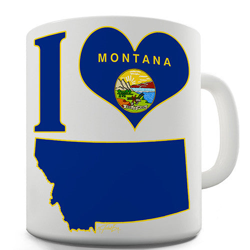 I Love Montana Novelty Mug