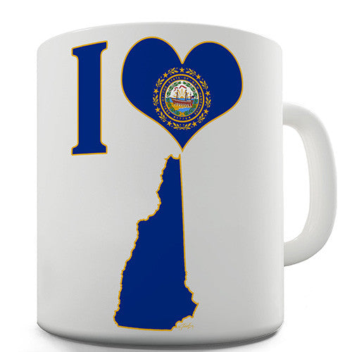 I Love New Hampshire Novelty Mug