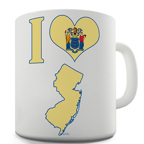 I Love New Jersey Novelty Mug