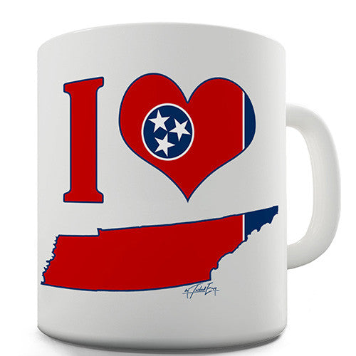 I Love Tennessee Novelty Mug