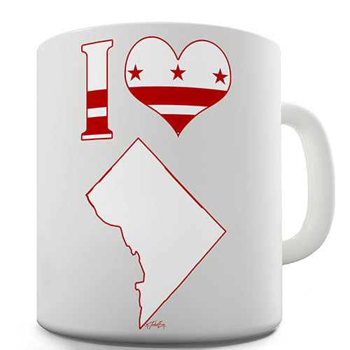 I Love Washington DC Novelty Mug