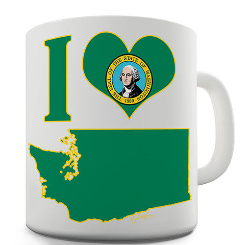 I Love Washington Novelty Mug