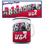 Greetings From Arkansas Novelty Mug