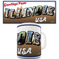 Greetings From Illinois Novelty Mug