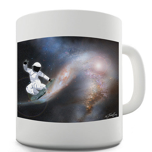 Space Surfing Novelty Mug