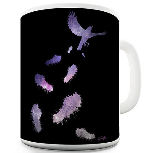 Space Bird In Flight Novelty Mug