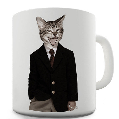 Mr Cat Novelty Mug