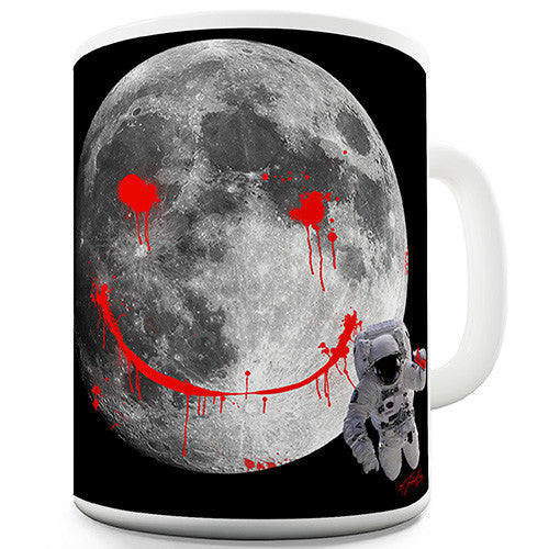 Full Moon Graffiti Novelty Mug