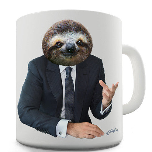 President Sloth Novelty Mug