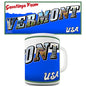 Greetings From Vermont Novelty Mug