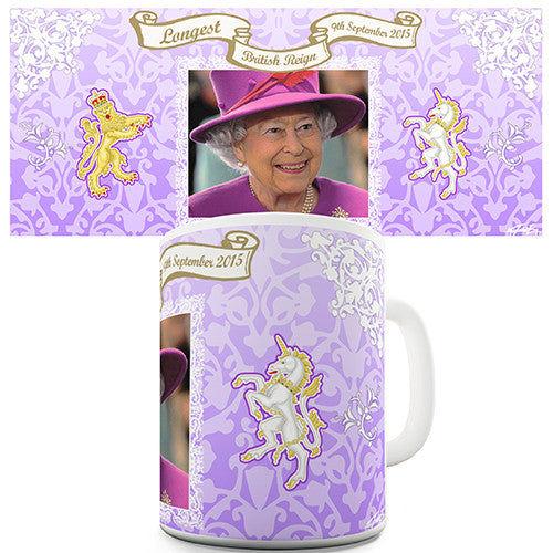 Longest Reigning Monarch Commemorative Novelty Mug
