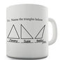 Name The Triangles Novelty Mug