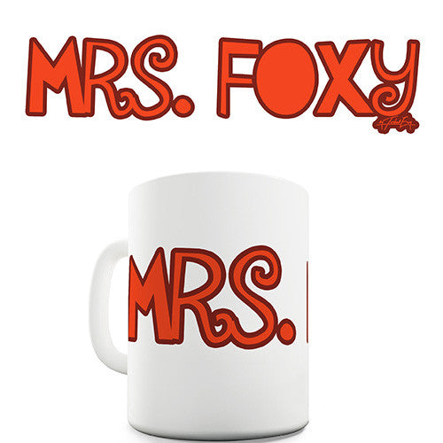 Mrs Foxy Novelty Mug