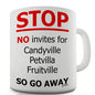 Candyville Petville Fruitville Novelty Mug