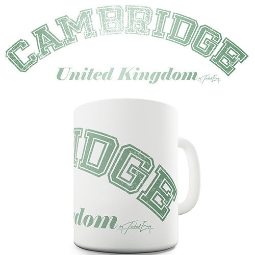 Cambridge United Kingdom Novelty Mug