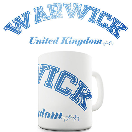 Warwick United Kingdom Novelty Mug