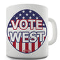 Kanye West US President Novelty Mug