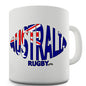 Australia Rugby Ball Flag Novelty Mug