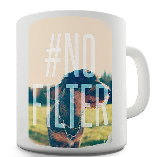 Hashtag No Filter Novelty Mug