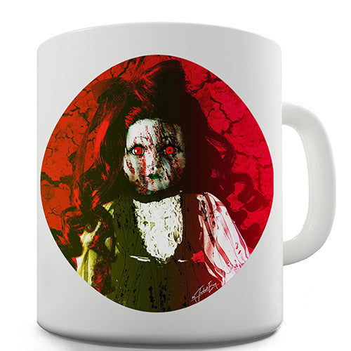 Freaky Insane Doll Novelty Mug