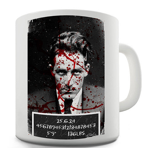 Serial Killer Mugshot Novelty Mug