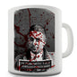 Blood Splatter Mugshot Novelty Mug